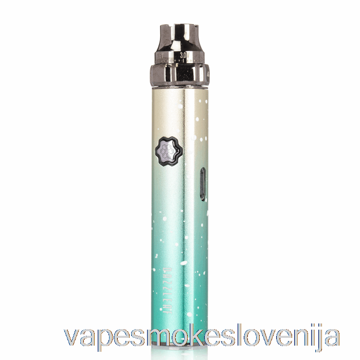 Vape Slovenija Dazzleaf Squarii Top Twist 510 Baterija Zlata / Zelena Splatter